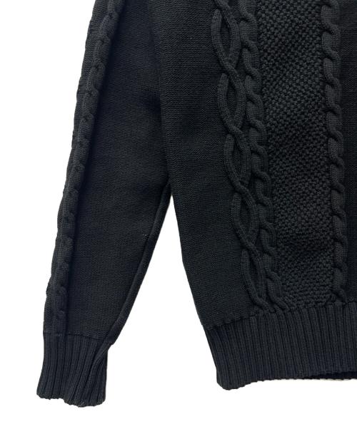 Hysteric Glamour（ヒステリックグラマー）Hysteric Glamour (ヒステリックグラマー) スパイダーケーブルカーディガン ブラック サイズ:Mの古着・服飾アイテム