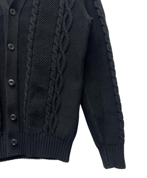 Hysteric Glamour（ヒステリックグラマー）Hysteric Glamour (ヒステリックグラマー) スパイダーケーブルカーディガン ブラック サイズ:Mの古着・服飾アイテム