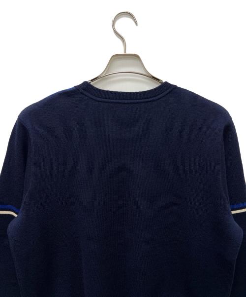 uniform experiment（ユニフォームエクスペリメント）uniform experiment (ユニフォームエクスペリメント) SLEEVE STAR CLASSIC CREW NECK KNIT ネイビー サイズ:ーの古着・服飾アイテム
