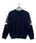 uniform experiment（ユニフォームエクスペリメント）の古着「SLEEVE STAR CLASSIC CREW NECK KNIT」｜ネイビー