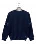 uniform experiment (ユニフォームエクスペリメント) SLEEVE STAR CLASSIC CREW NECK KNIT ネイビー サイズ:ー：10000円