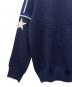 中古・古着 uniform experiment (ユニフォームエクスペリメント) SLEEVE STAR CLASSIC CREW NECK KNIT ネイビー サイズ:ー：10000円