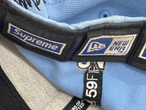 New Era（ニューエラ）New Era (ニューエラ) SUPREME (シュプリーム) キャップ スカイブルー サイズ:60.6cmの古着・服飾アイテム