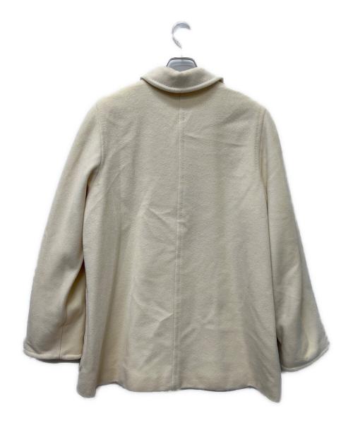 MaxMara（マックスマーラ）MaxMara (マックスマーラ) カシミヤ混コート アイボリー サイズ:42の古着・服飾アイテム