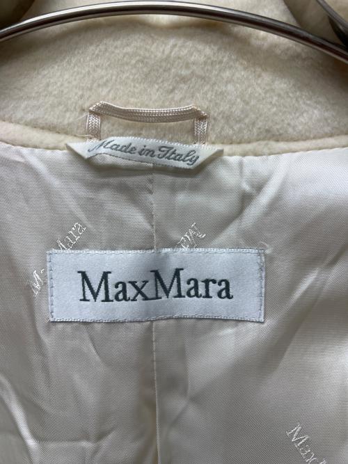 MaxMara（マックスマーラ）MaxMara (マックスマーラ) カシミヤ混コート アイボリー サイズ:42の古着・服飾アイテム