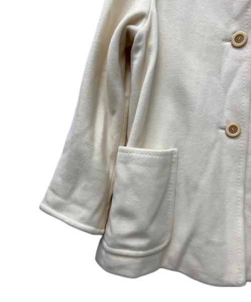 MaxMara（マックスマーラ）MaxMara (マックスマーラ) カシミヤ混コート アイボリー サイズ:42の古着・服飾アイテム