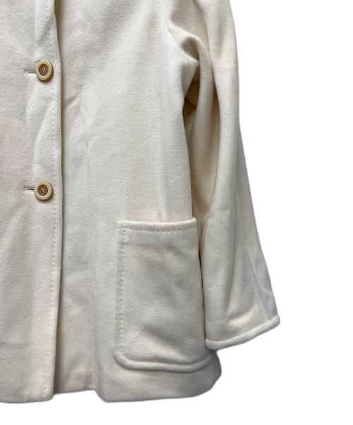 MaxMara（マックスマーラ）MaxMara (マックスマーラ) カシミヤ混コート アイボリー サイズ:42の古着・服飾アイテム
