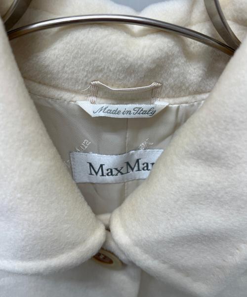 MaxMara（マックスマーラ）MaxMara (マックスマーラ) カシミヤ混コート アイボリー サイズ:42の古着・服飾アイテム
