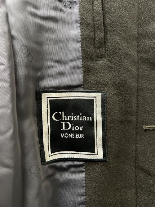 Christian Dior MONSIEUR（クリスチャンディオールムッシュ）Christian Dior MONSIEUR (クリスチャンディオールムッシュ) ラグランコート グリーン サイズ:Mの古着・服飾アイテム