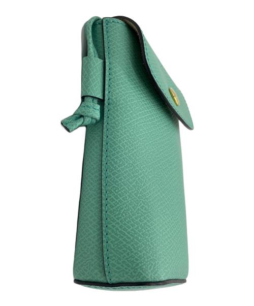 LONGCHAMP（ロンシャン）LONGCHAMP (ロンシャン) フォンポーチ 黄緑の古着・服飾アイテム