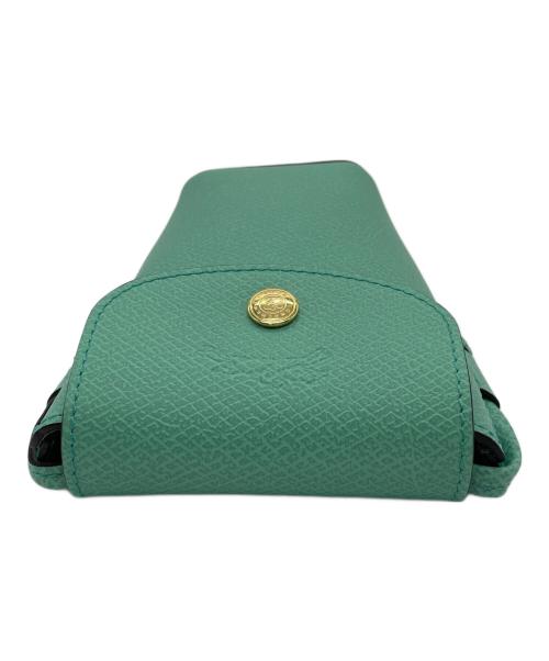 LONGCHAMP（ロンシャン）LONGCHAMP (ロンシャン) フォンポーチ 黄緑の古着・服飾アイテム