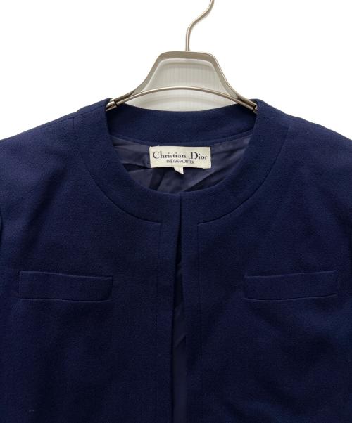 Christian Dior（クリスチャン ディオール）Christian Dior (クリスチャン ディオール) ワンピーススーツ ネイビー サイズ:９の古着・服飾アイテム