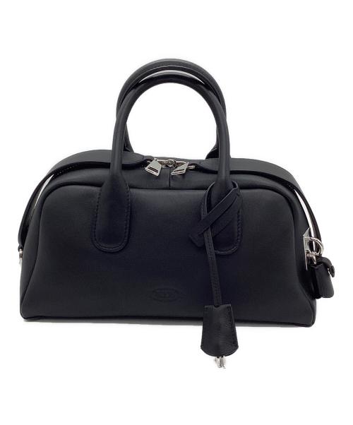 TOD'S（トッズ）TOD'S (トッズ) ダルセナ スモール 2WAYボストンバッグ ブラックの古着・服飾アイテム