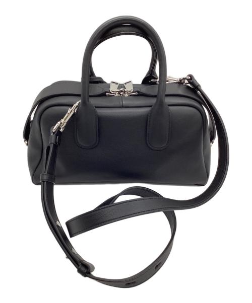 TOD'S（トッズ）TOD'S (トッズ) ダルセナ スモール 2WAYボストンバッグ ブラックの古着・服飾アイテム