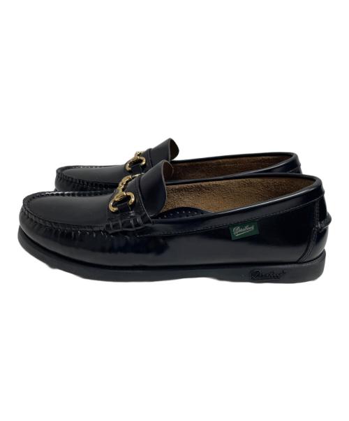 PARABOOT（パラブーツ）PARABOOT (パラブーツ) UNITED ARROWS (ユナイテッドアローズ) ビットデッキローファー ブラック サイズ:SIZE 5の古着・服飾アイテム