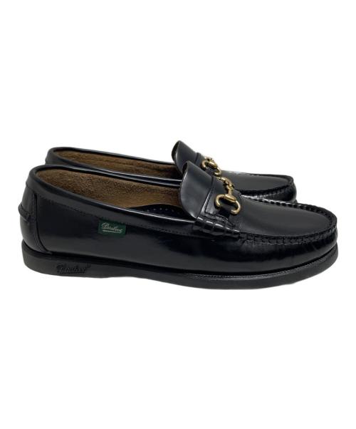 PARABOOT（パラブーツ）PARABOOT (パラブーツ) UNITED ARROWS (ユナイテッドアローズ) ビットデッキローファー ブラック サイズ:SIZE 5の古着・服飾アイテム