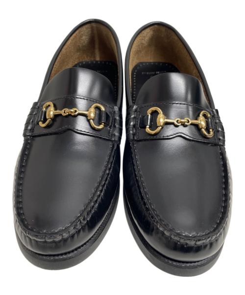 PARABOOT（パラブーツ）PARABOOT (パラブーツ) UNITED ARROWS (ユナイテッドアローズ) ビットデッキローファー ブラック サイズ:SIZE 5の古着・服飾アイテム