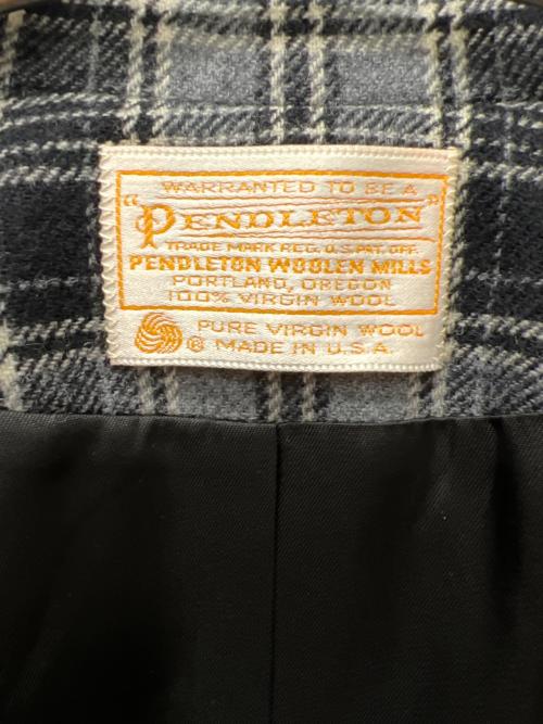 PENDLETON（ペンドルトン）PENDLETON (ペンドルトン) ウールジャケット ブラック サイズ:１２の古着・服飾アイテム