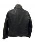 BURBERRY BLACK LABEL (バーバリーブラックレーベル) ラムレザージャケット ブラック サイズ:Ｌ：10000円