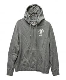 A BATHING APE PIRATE STORE（アベイシングエイプ パイレーツストア）の古着「ジップパーカー」｜グレー