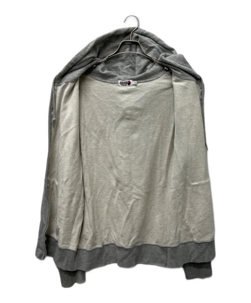 A BATHING APE PIRATE STORE（アベイシングエイプ パイレーツストア）A BATHING APE PIRATE STORE (アベイシングエイプ パイレーツストア) ジップパーカー グレー サイズ:ＸＬの古着・服飾アイテム