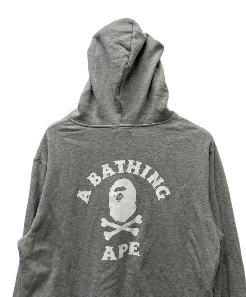 A BATHING APE PIRATE STORE（アベイシングエイプ パイレーツストア）A BATHING APE PIRATE STORE (アベイシングエイプ パイレーツストア) ジップパーカー グレー サイズ:ＸＬの古着・服飾アイテム