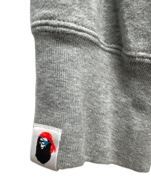 A BATHING APE PIRATE STORE（アベイシングエイプ パイレーツストア）A BATHING APE PIRATE STORE (アベイシングエイプ パイレーツストア) ジップパーカー グレー サイズ:ＸＬの古着・服飾アイテム