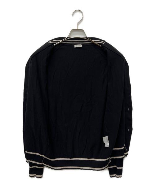 Cruciani（クルチアーニ）Cruciani (クルチアーニ) カーディガン ブラック×ベージュ サイズ:４８の古着・服飾アイテム