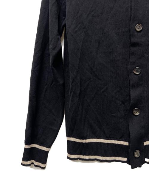 Cruciani（クルチアーニ）Cruciani (クルチアーニ) カーディガン ブラック×ベージュ サイズ:４８の古着・服飾アイテム
