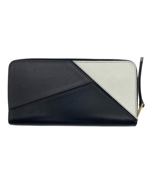 LOEWE（ロエベ）LOEWE (ロエベ) パズルラウンドジップウォレット グレーの古着・服飾アイテム