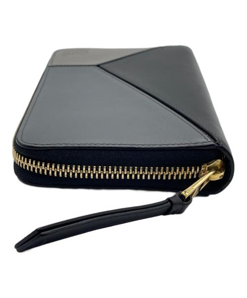 LOEWE（ロエベ）LOEWE (ロエベ) パズルラウンドジップウォレット グレーの古着・服飾アイテム