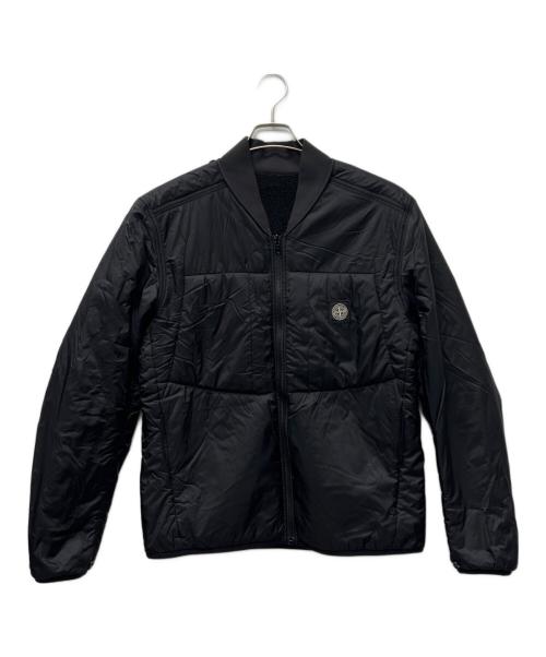 STONE ISLAND（ストーンアイランド）STONE ISLAND (ストーンアイランド) リバーシブルボアブルゾン ブラック サイズ:Ｌの古着・服飾アイテム