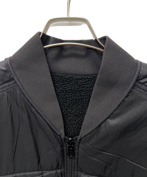 STONE ISLAND（ストーンアイランド）STONE ISLAND (ストーンアイランド) リバーシブルボアブルゾン ブラック サイズ:Ｌの古着・服飾アイテム