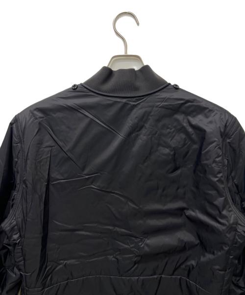 STONE ISLAND（ストーンアイランド）STONE ISLAND (ストーンアイランド) リバーシブルボアブルゾン ブラック サイズ:Ｌの古着・服飾アイテム