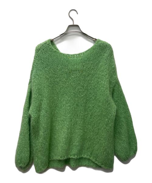mici（ミチ）mici (ミチ) モヘヤ混ニット グリーン サイズ:FREEの古着・服飾アイテム
