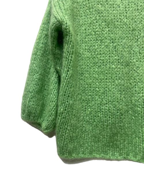 mici（ミチ）mici (ミチ) モヘヤ混ニット グリーン サイズ:FREEの古着・服飾アイテム