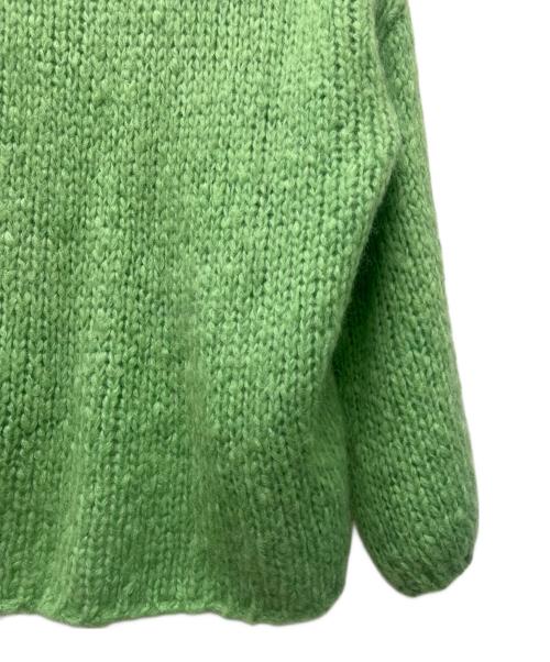 mici（ミチ）mici (ミチ) モヘヤ混ニット グリーン サイズ:FREEの古着・服飾アイテム