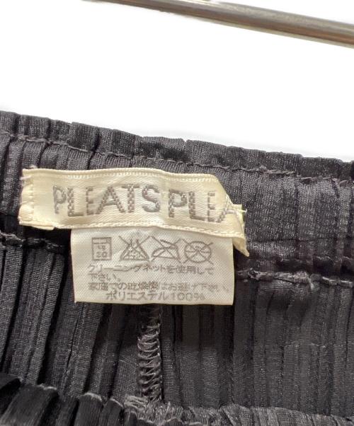 PLEATS PLEASE（プリーツプリーズ）PLEATS PLEASE (プリーツプリーズ) プリーツパンツ ブラック×ブルー×パープル サイズ:１の古着・服飾アイテム