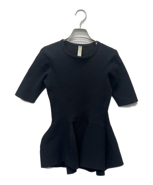 CFCL（シーエフシーエル）CFCL (シーエフシーエル) ペプラムニット ブラック サイズ:FREEの古着・服飾アイテム