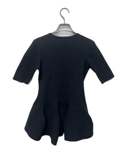 CFCL（シーエフシーエル）CFCL (シーエフシーエル) ペプラムニット ブラック サイズ:FREEの古着・服飾アイテム