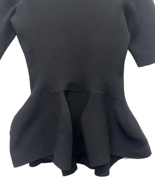 CFCL（シーエフシーエル）CFCL (シーエフシーエル) ペプラムニット ブラック サイズ:FREEの古着・服飾アイテム