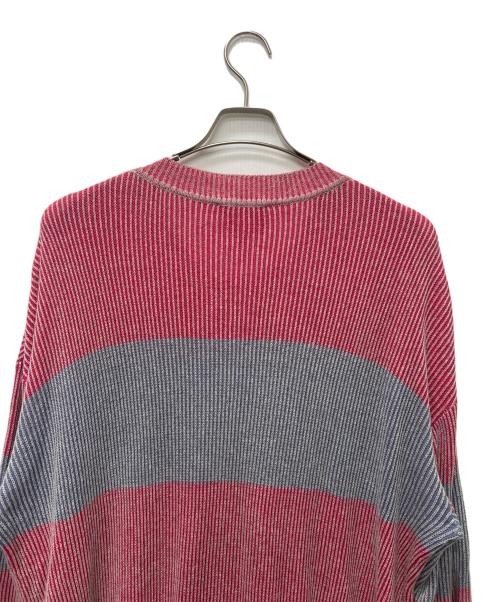 Vivienne Westwood RED LABEL（ヴィヴィアンウエストウッドレッドレーベル）Vivienne Westwood RED LABEL (ヴィヴィアンウエストウッドレッドレーベル) ボーダーニット レッド サイズ:００の古着・服飾アイテム
