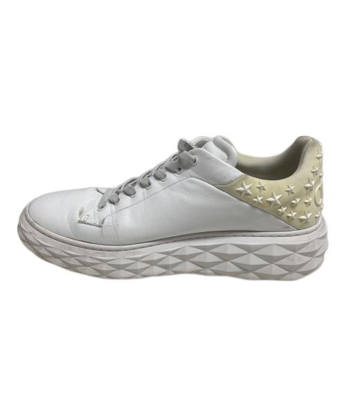 JIMMY CHOO（ジミーチュウ）JIMMY CHOO (ジミーチュウ) スニーカー ホワイト サイズ:SIZE 41の古着・服飾アイテム