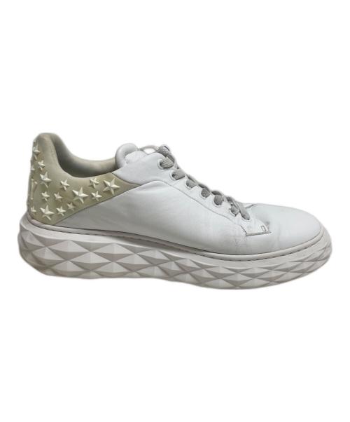JIMMY CHOO（ジミーチュウ）JIMMY CHOO (ジミーチュウ) スニーカー ホワイト サイズ:SIZE 41の古着・服飾アイテム