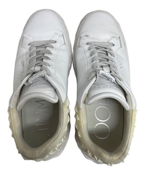 JIMMY CHOO（ジミーチュウ）JIMMY CHOO (ジミーチュウ) スニーカー ホワイト サイズ:SIZE 41の古着・服飾アイテム