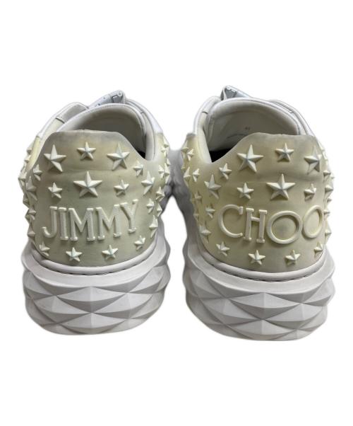 JIMMY CHOO（ジミーチュウ）JIMMY CHOO (ジミーチュウ) スニーカー ホワイト サイズ:SIZE 41の古着・服飾アイテム