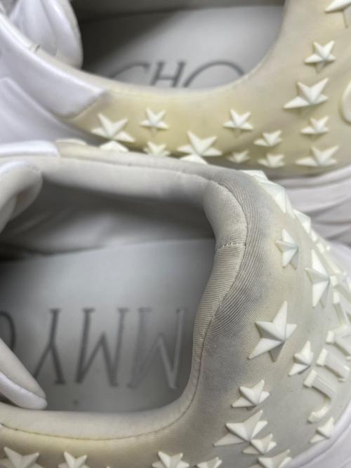 JIMMY CHOO（ジミーチュウ）JIMMY CHOO (ジミーチュウ) スニーカー ホワイト サイズ:SIZE 41の古着・服飾アイテム