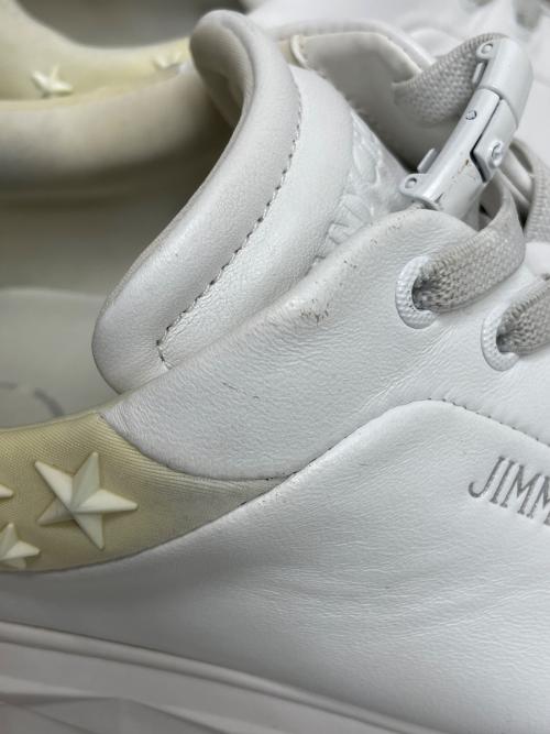 JIMMY CHOO（ジミーチュウ）JIMMY CHOO (ジミーチュウ) スニーカー ホワイト サイズ:SIZE 41の古着・服飾アイテム