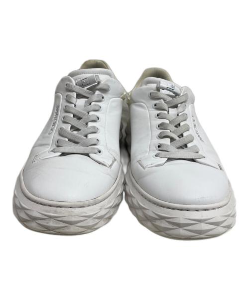 JIMMY CHOO（ジミーチュウ）JIMMY CHOO (ジミーチュウ) スニーカー ホワイト サイズ:SIZE 41の古着・服飾アイテム