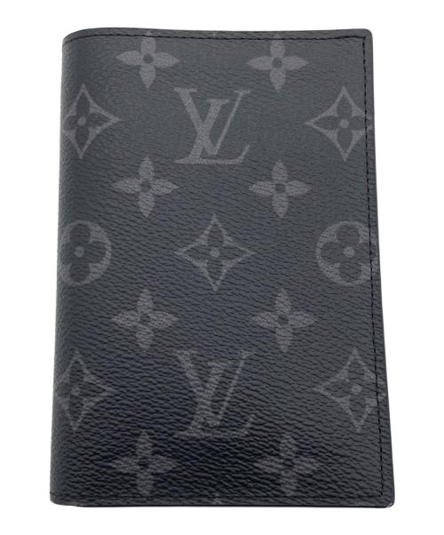 LOUIS VUITTON（ルイ ヴィトン）LOUIS VUITTON (ルイ ヴィトン) クーヴェルテュール・パスポール ブラックの古着・服飾アイテム